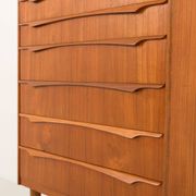 Danish mid-century teak chest of drawers by Genega Mobler, 1960s