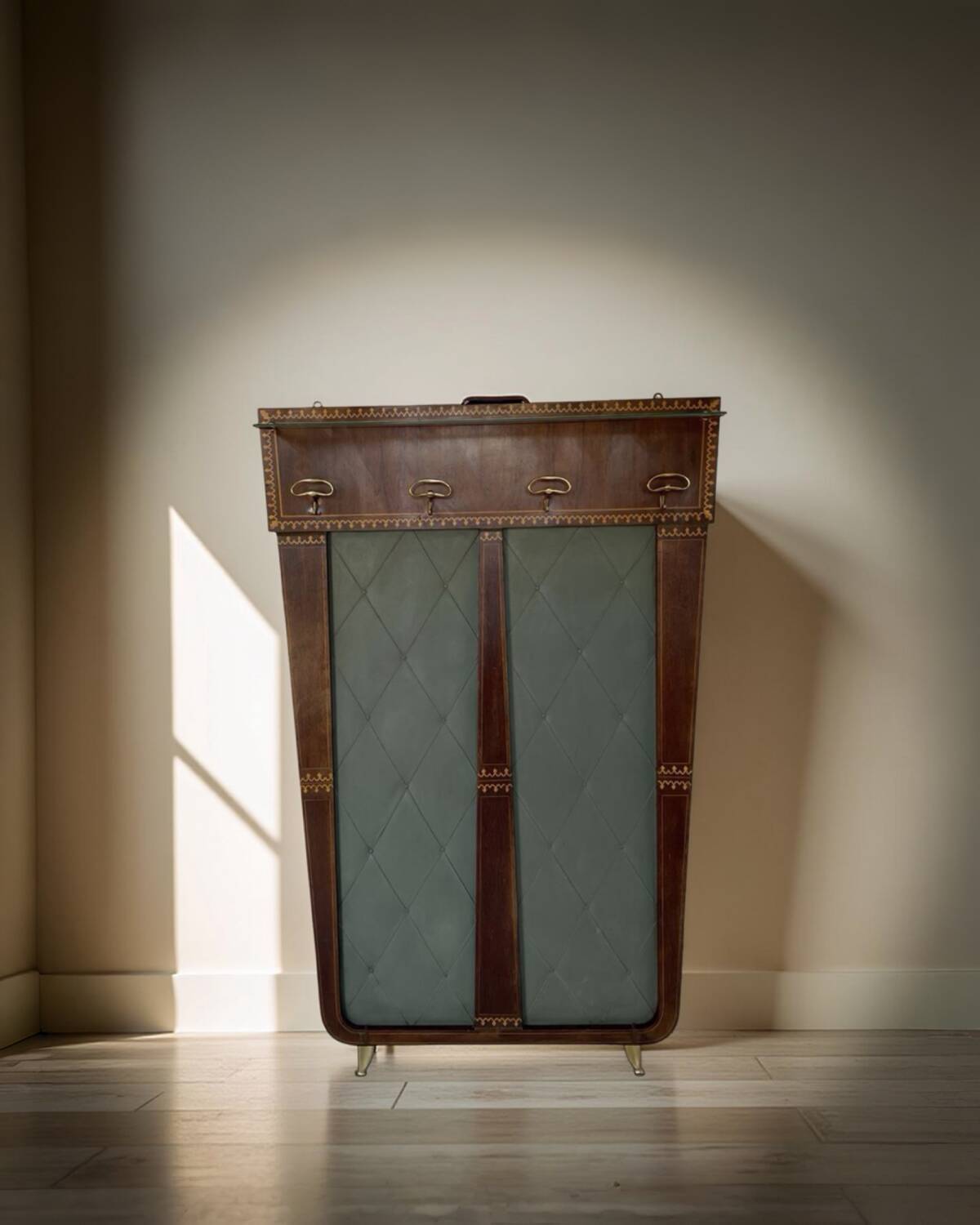 Porte-manteau mural italien des années 60