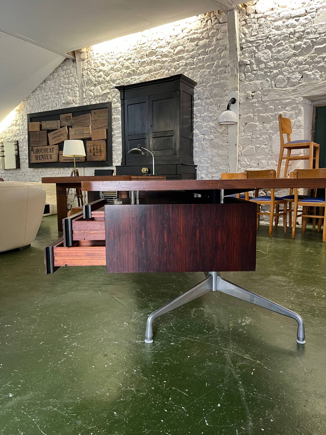 Charles & Ray Eames Rosewood Desk
