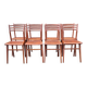 Suite de  8 chaises de Bistrot vintage années 1960