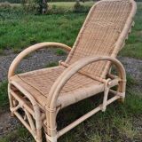 Wicker armchair