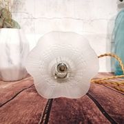 Glass tulip lamp with 2.10m gold wire