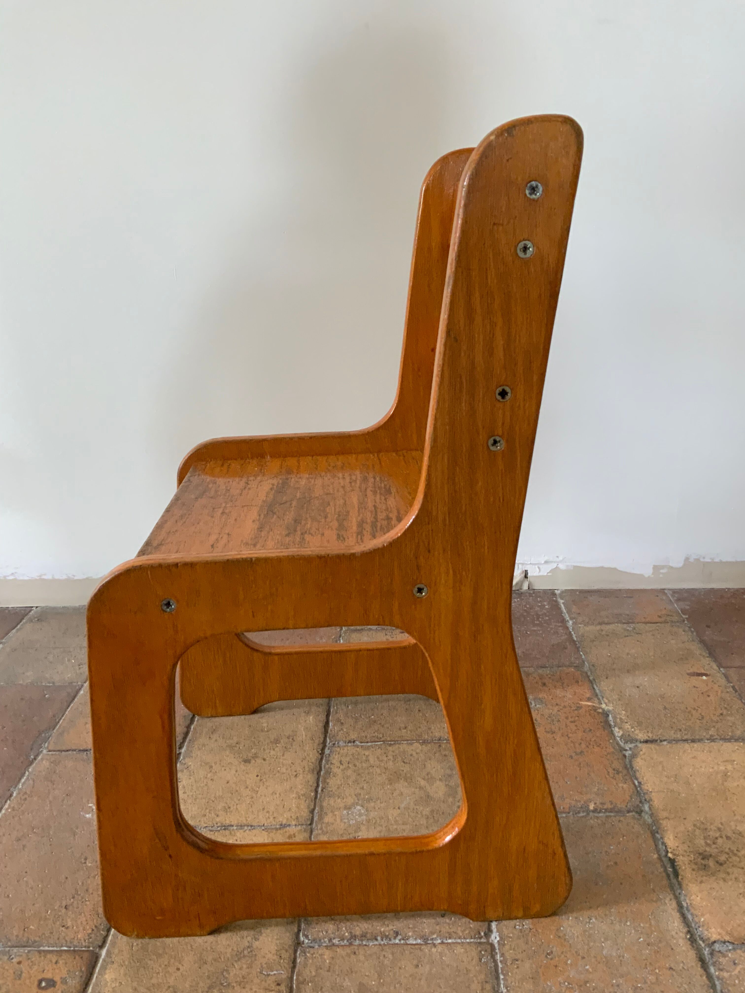 Vintage sled children's chair