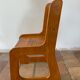 Vintage sled children's chair