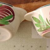 Digoin and Sarreguemines ear bowl