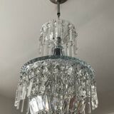 Lustre corbeille en cristal de bohème