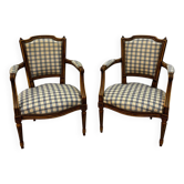 Pair of armchairs from the Louis XVI period