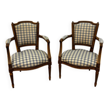 Pair of armchairs from the Louis XVI period