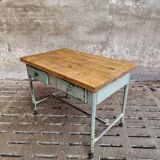 Industrial workbench side table bathroom furniture with drawers