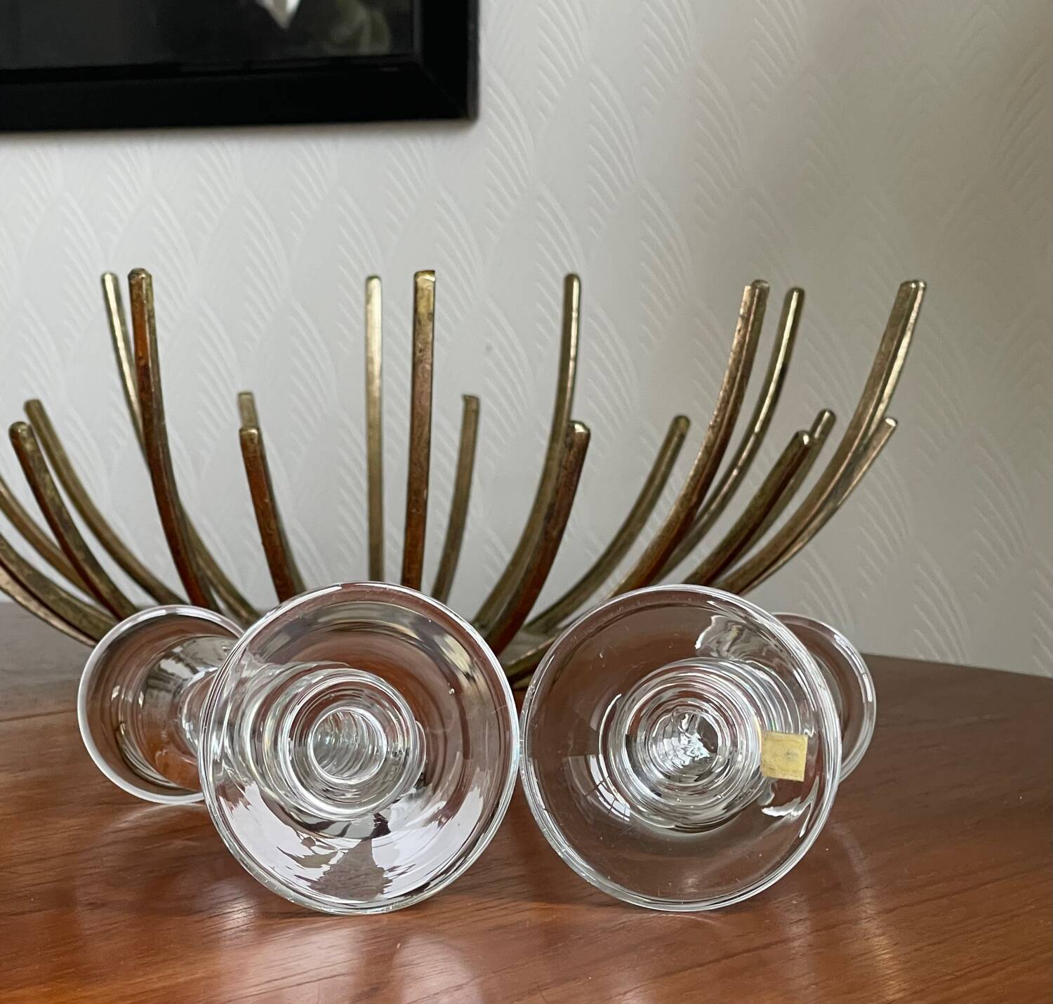 Pair of candlesticks Wiesenthalhütte, 1970