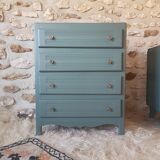 Khaki vintage dresser