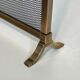 Brass fire screen and grille in the Louis XVI style in the taste of Maison Jansen.