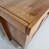 Maison regain sideboard in solid elm, 1970s