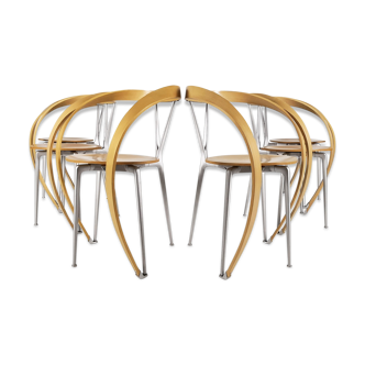 Suite de 6 chaises « Revers » Andrea Branzi pour Cassina