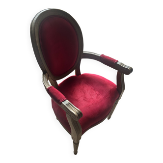 Fauteuil Louis XVI médaillon