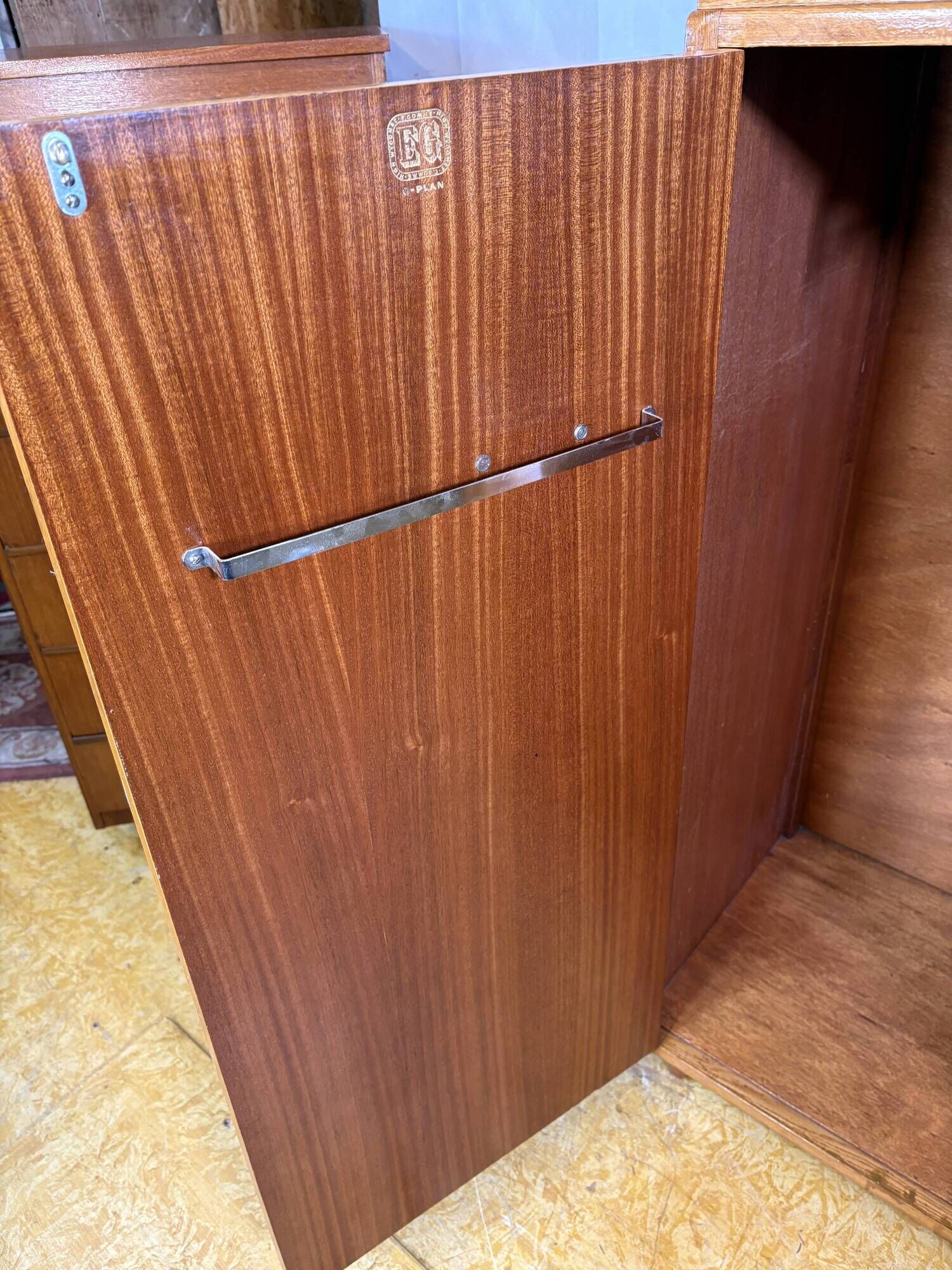 Mid-Century Retro Vintage Oak Compactum Gentleman’s Wardrobe by G Plan E. G