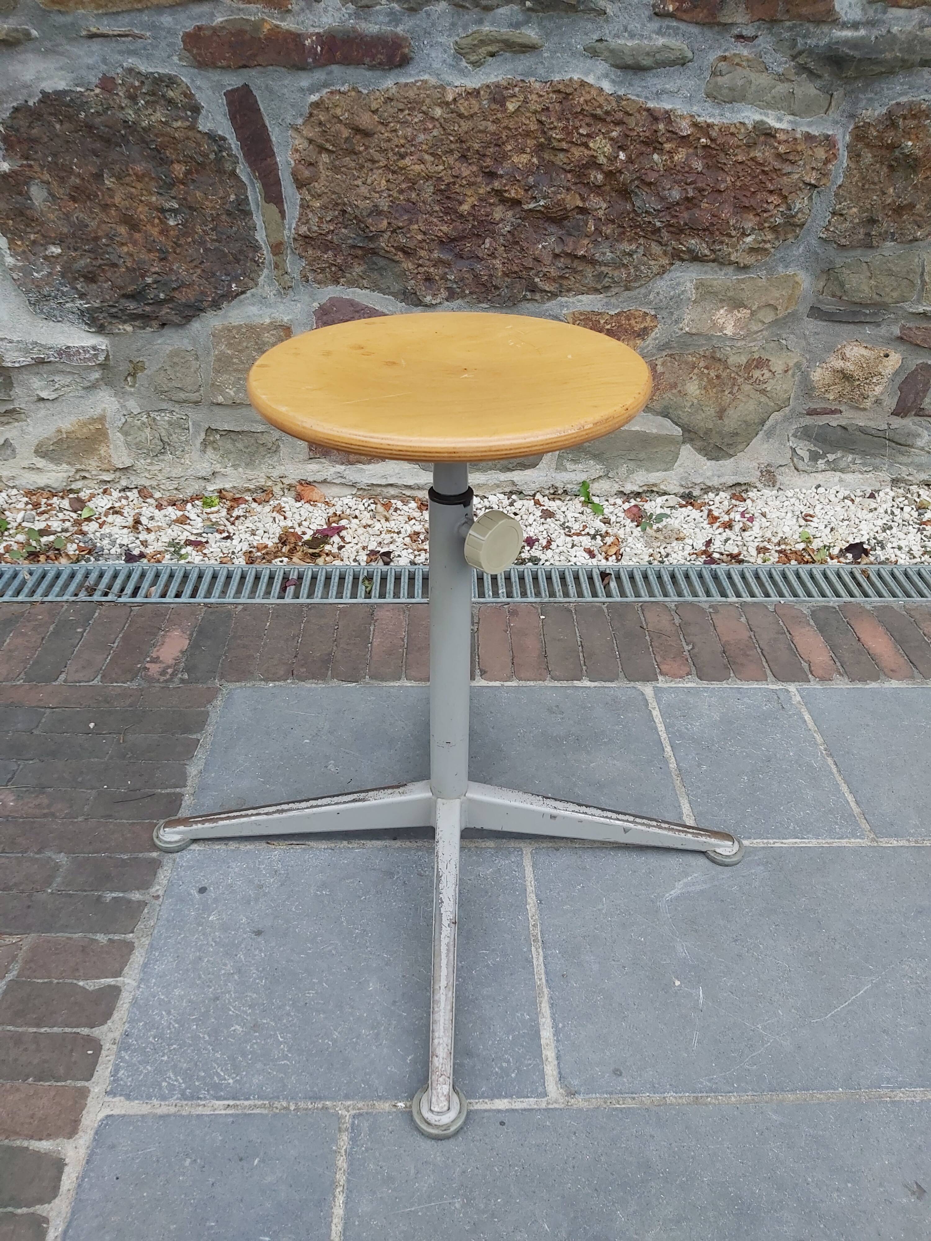 Architect's stool designed by Friso Kramer, 60s