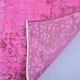 Oushak Floor Pink Wool Carpet 3148