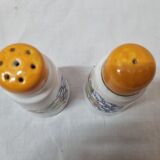 Henriot Quimper earthenware salt pots