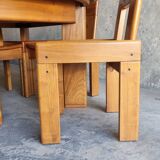 Silvio Coppola table and 6 chairs set