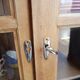 Renovated antique display cabinet