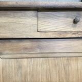 Raw wood sideboard