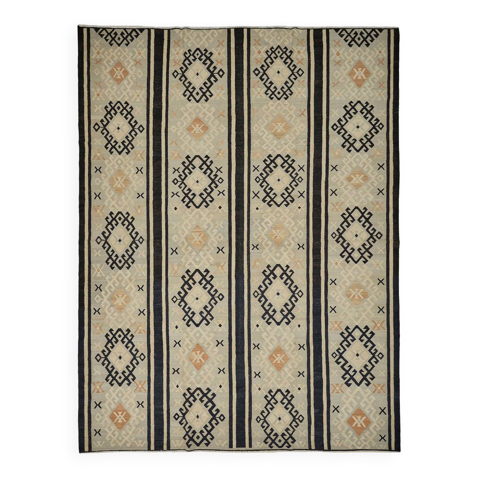 Contemporary Tribal Decorative Kilim 321 cm x 427 cm