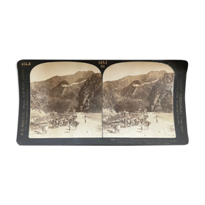 Photographie ancienne stereo, stereograph,