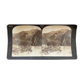 Photographie ancienne stereo, stereograph, luxe albumine 1903 Grande Muraille de Chine