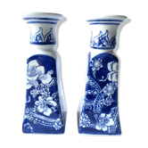 Candleholders in earthenware