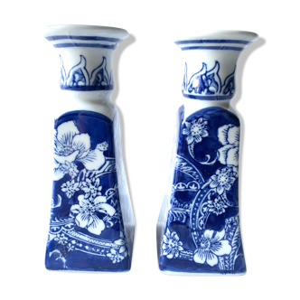 Candleholders in earthenware