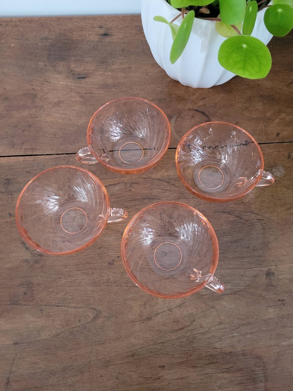 Lot de 4 tasses rosaline Arcoroc