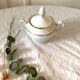 Fine porcelain sugar bowl from sologne france