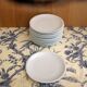 30 white porcelain plates - 15 flat plates and 15 dessert plates