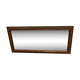 wall mirror in a decorative wooden frame.