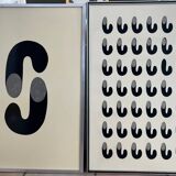 2 designs from the 1970s. Unsigned.