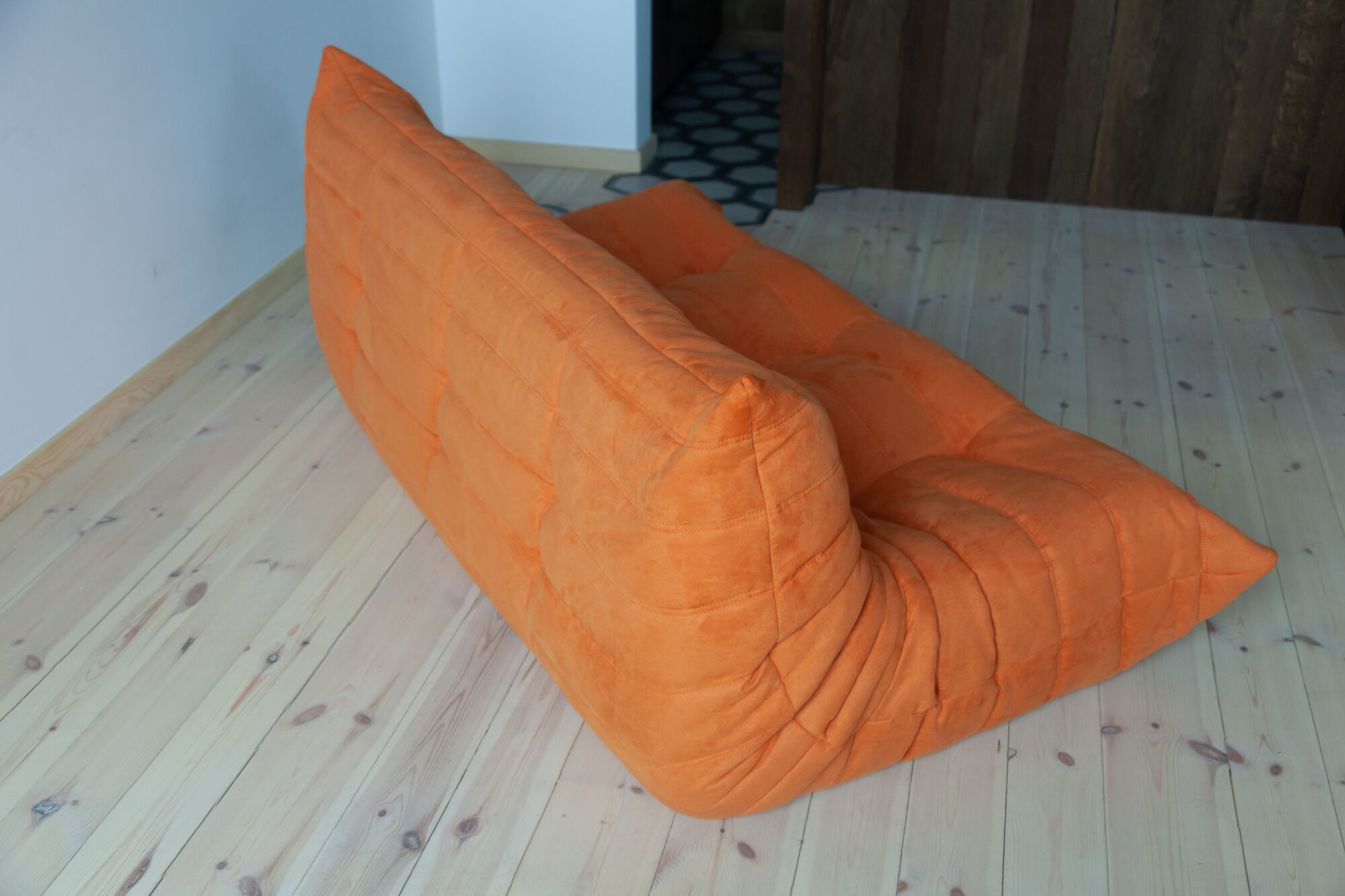 Togo 3 seater sofa in Microfiber designed by Michel Ducaroy 1973