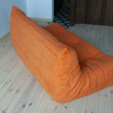 Togo 3 seater sofa in Microfiber designed by Michel Ducaroy 1973