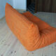 Togo 3 seater sofa in Microfiber designed by Michel Ducaroy 1973