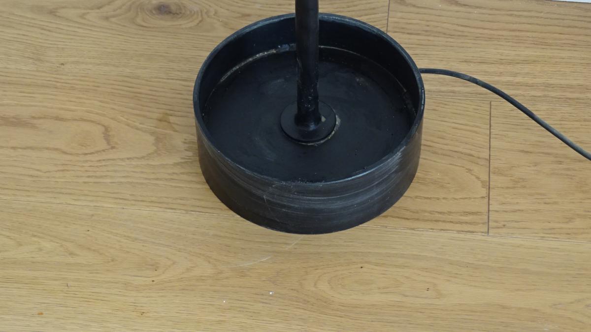 Lamp post 1950s wrought metal