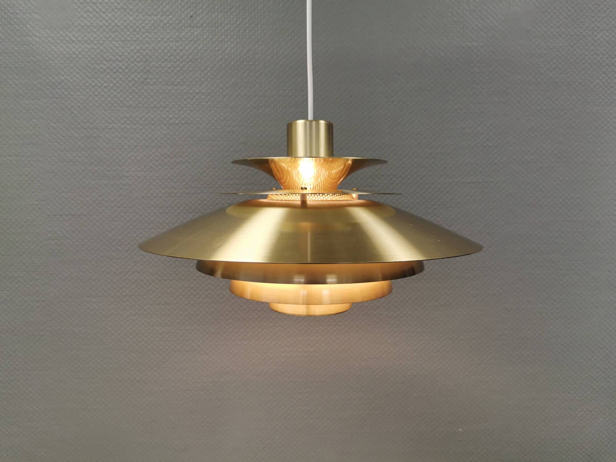 Danish designed hanging lamp, produced by JEKA model Verona 1980s