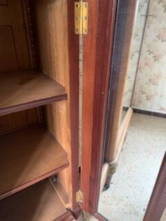 Art deco inlaid and bronze 3-door wardrobe circa 1920