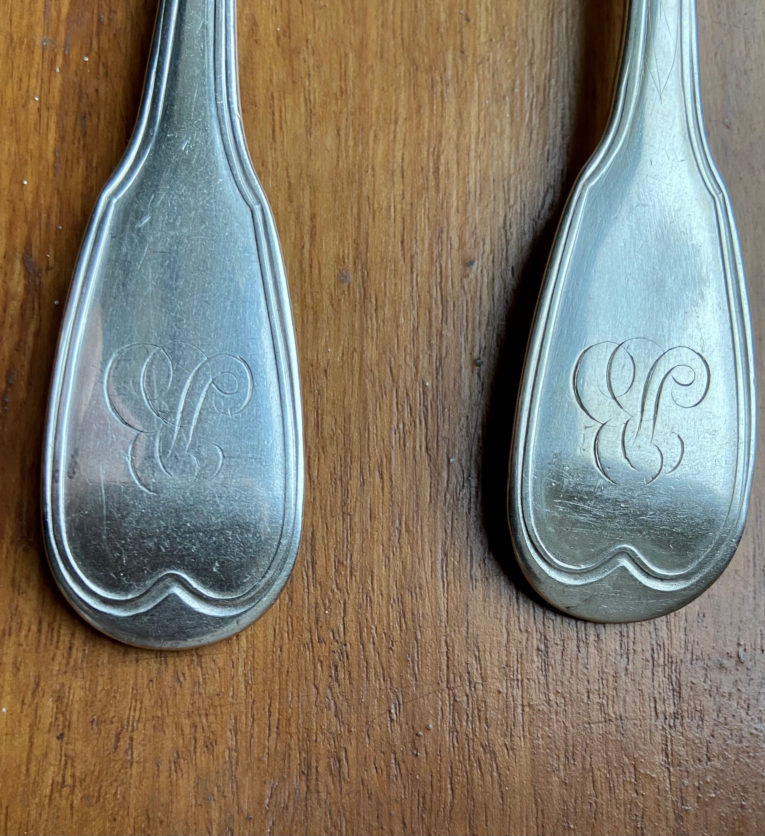 Solid silver cutlery farmers general