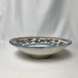 Qadjar, siliceous ceramic plate Persia Iran 18th century