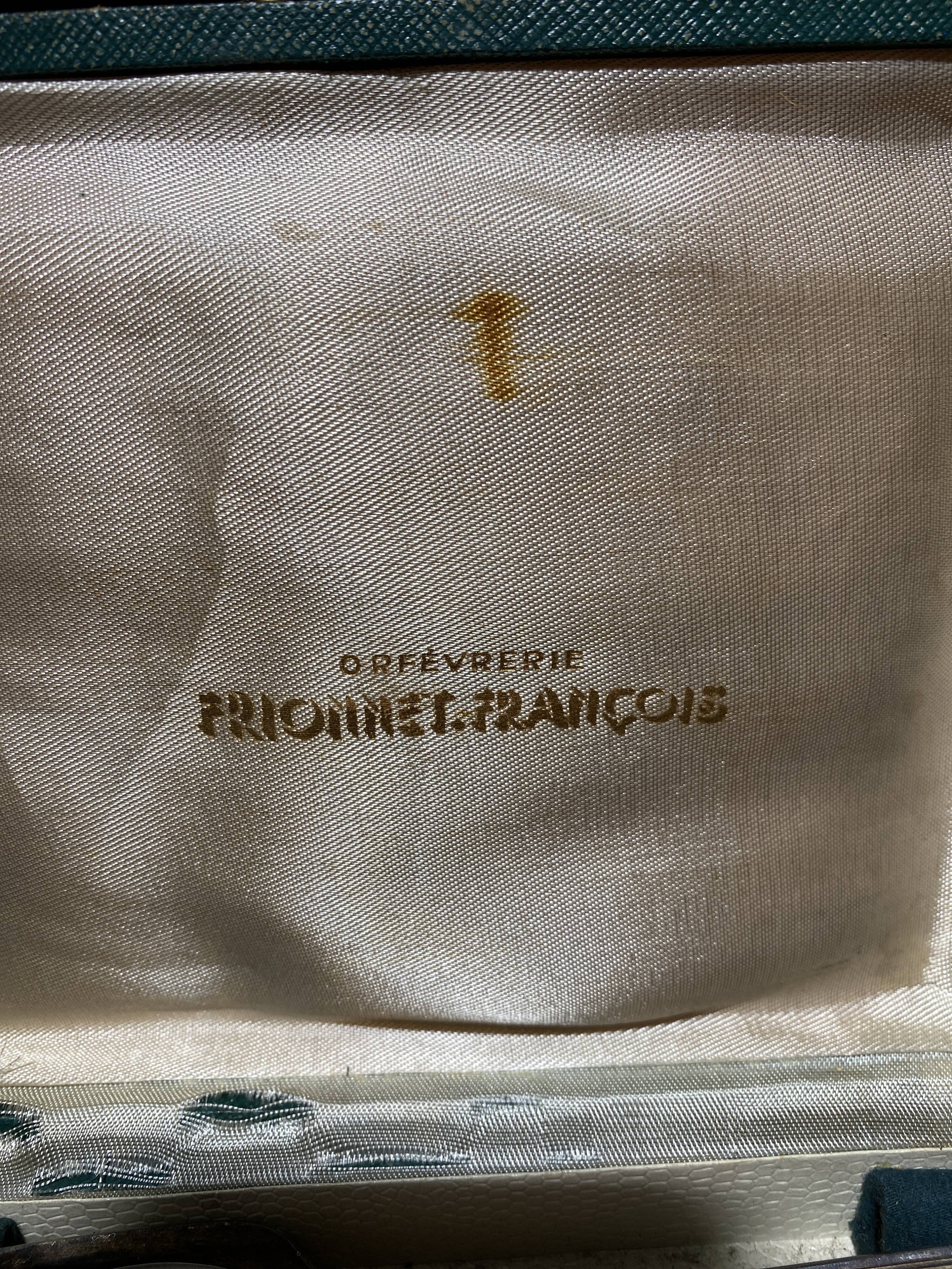 Coffret de fourchettes en métal argenté