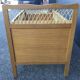 Lit pour bébé en bois et osier