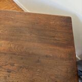 Grand coffre ancien en chêne massif – XIXe – belle patine d’origine