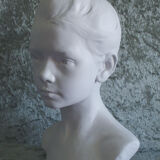 Bust girl with braid