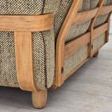 1970s, Danish 2-seater sofa, original condition, furniture wool, bentwood.