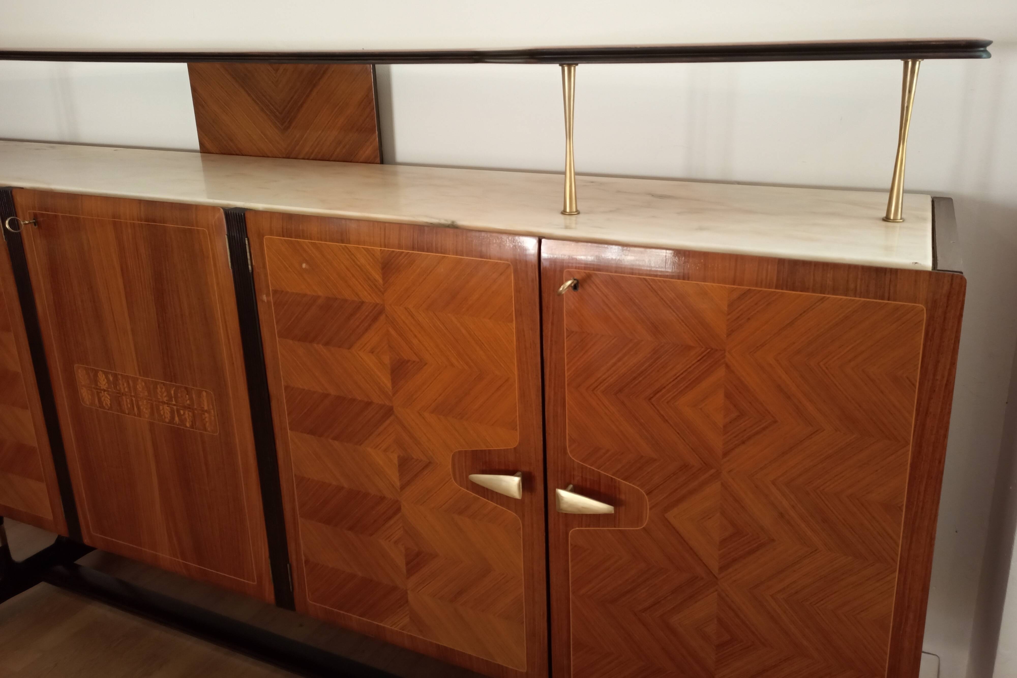 Buffet moderne du milieu du siècle, Italie, années 1950